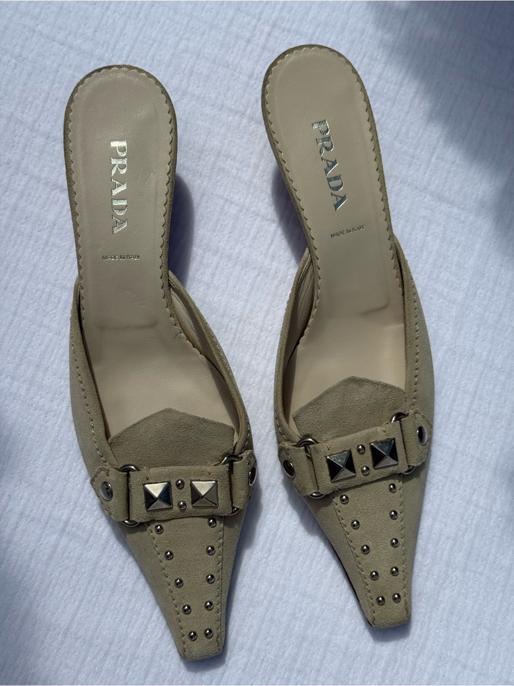 Vintage Prada Heels- 38.5 EU - Picture 2 of 11